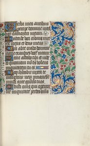 Libro de Horas Uso de Rouen: fol. 59r, c. 1470 de Master of the Geneva Latini