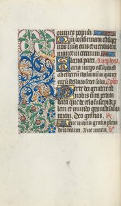 Libro de Horas Uso de Ruan: fol. 60v, c. 1470 de Master of the Geneva Latini