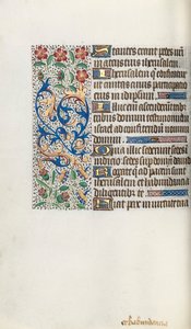 Libro de Horas Uso de Rouen: fol. 62v, c. 1470 de Master of the Geneva Latini