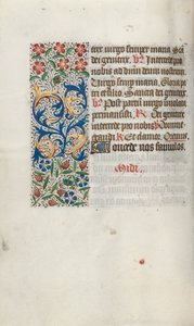 Libro de Horas Uso de Rouen: fol. 63v, c. 1470 de Master of the Geneva Latini