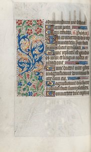 Libro de Horas Uso de Rouen: fol. 67v, c. 1470 de Master of the Geneva Latini
