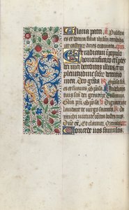 Libro de Horas Uso de Rouen: fol. 69v, c. 1470 de Master of the Geneva Latini