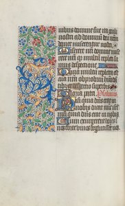 Libro de Horas Uso de Rouen: fol. 70v, c. 1470 de Master of the Geneva Latini