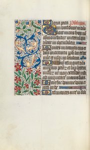 Libro de Horas Uso de Rouen: fol. 71v, c. 1470 de Master of the Geneva Latini