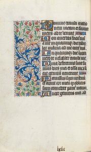 Libro de Horas Uso de Rouen: fol. 87v, c. 1470