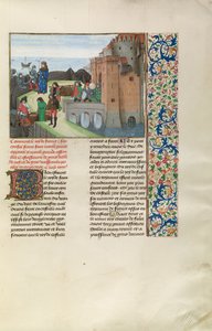 El rey Carlos VI de Francia se prepara para la guerra con Inglaterra de Master of the Getty Froissart
