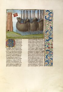 La flota inglesa en aguas flamencas de Master of the Getty Froissart
