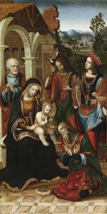 La Adoración de los Magos, c.1503-10 (óleo sobre tabla)