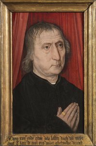 Retrato de Jan de Mol, c.1485 (óleo sobre tabla) de Master of the Guild of Saint George at Malines