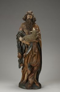 San Juan Bautista (parcialmente policromado) de Master of the Harburger Altar