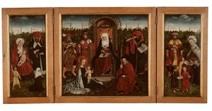 El tríptico Poortakker, c.1500-10 (óleo sobre tabla)