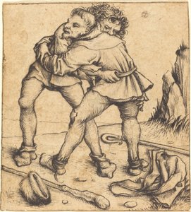 Dos Campesinos Peleando