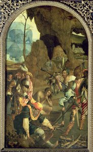 El martirio de San Juan Evangelista, c.1525 de Master of the Legend of St. John the Evangelist
