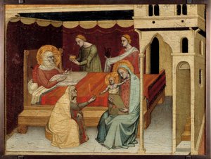 Retablo del Maestro de San Juan Bautista, c.1350 (pintura) de Master of the Life of Saint John the Baptist