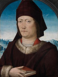 Retrato de un erudito de Master of the Life of the Virgin