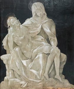 Luto por Cristo muerto (Piedad), el maestro de la Virgen de Manchester