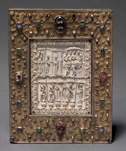 Relicario en forma de libro, c. 1000 de Master of the Registrum Gregorii