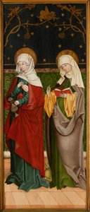 Santa Isabel de Hungría y Santa Margarita, ca 1485-1490 de Master of the Sacristy of Kaufbeuren