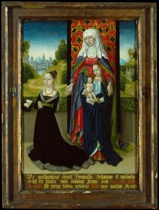 Virgen y Niño con Santa Ana presentando a Anna van Nieuwenhove