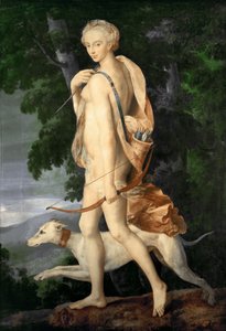 Diana la cazadora de Master of the School of Fontainebleau