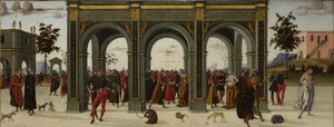 La Historia de Griselda. Parte II: Exilio, c. 1490-1495 de Master of the Story of Griselda