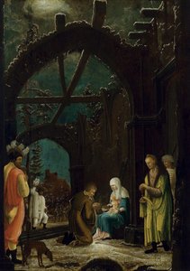 La adoración de los magos de Master of the Thyssen Adoration
