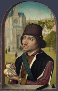 Retrato de un joven de Master of the View of Saint Gudula