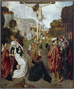 Crucifixión de Master of the Virgo Inter Virgines