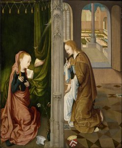 La Anunciación, ca. 1470-1480 de Master of the Virgo Inter Virgines