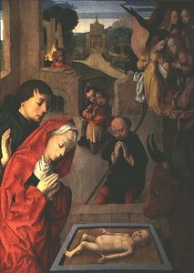 La Natividad, 1500 de Master of the Virgo Inter Virgines