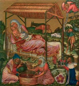 Nacimiento de Cristo, c. 1350 1955 de Master of the Vyssi Brod Altar