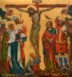 Crucifixión de Master of the Vyssi Brod Altar