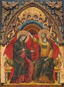 La coronación de la Virgen de Master of the Washington Coronation