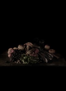 Última comida en el corredor de la muerte, Texas; Juan Soria, 2011 (fotografía tipo C).