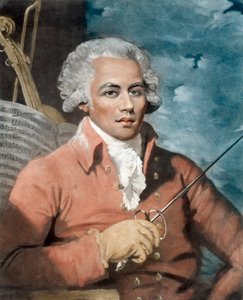 Joseph Boulogne (1748-99), Caballero de Saint-George; hijo de un propietario de plantación francés en Guadalupe y una esclava, Nanon, de origen africano - Retrato de Joseph Boulogne (1748-1799), Caballero de Saint-Georges, compositor de origen guadalupeño