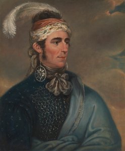 Teyoninhokarawen (Mayor John Norton) de Mather Brown