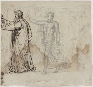 Tres figuras (reverso)