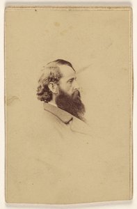 [Hombre de barba larga no identificado de perfil] de Mathew B. Brady