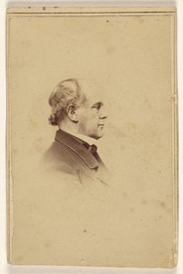 [Hombre no identificado de perfil, impreso en estilo de viñeta] de Mathew B. Brady