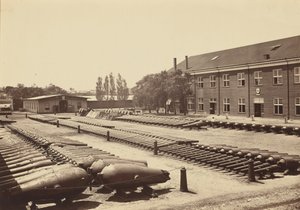 Vistas del arsenal de artillería naval, Washington, D.C., junio de Mathew B. Brady