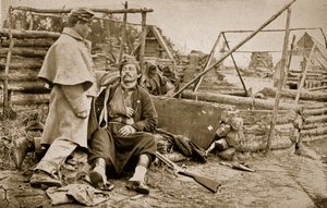 Un Zuavo Herido, 1861-65 de Mathew B. Brady