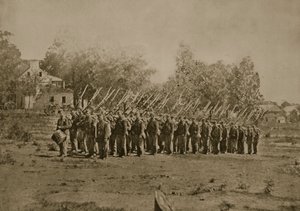 Compañía de infantería cerca de Harper
