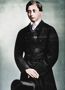 Eduardo VII como Príncipe de Gales, Nueva York, 1860 de Mathew B. Brady