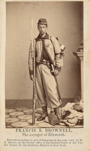 Francis E. Brownell,1861 (foto) de Mathew Brady