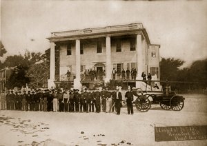 Hospital no.15, Beaufort, Carolina del Sur, 1864 de Mathew B. Brady