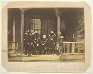 Teniente General Scott, General en Jefe del Ejército de EE.UU. y Estado Mayor, 1861 de Mathew Brady