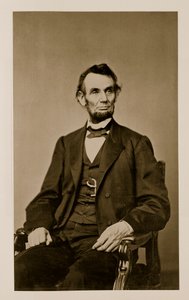 Retrato de Abraham Lincoln (1809-65)