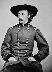 Retrato del General A. Custer (1839-1876)