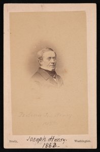 Retrato de Joseph Henry 1797-1878, 1863 de Mathew Brady