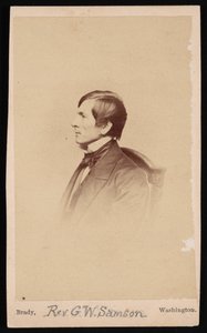 Retrato del Rev. George Whitefield Samson 1819-1896, Antes de 1896